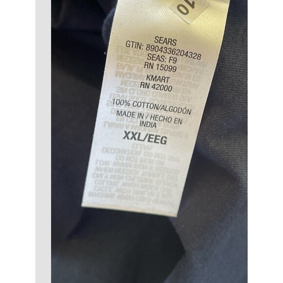 Sear Roebuck & Co T Shirt Navy Tennis Embroidered Graphic Tee Men's 2XL NWT - Picture 5 of 5